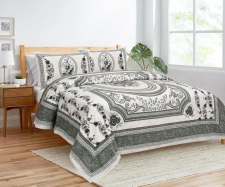 Home Heavens Pure Cotton Double Bed Bedsheet 100x108