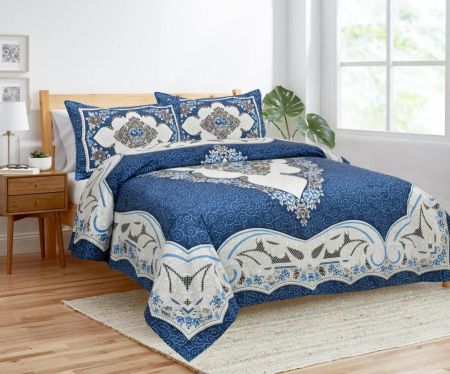 Home Heavens Pure Cotton Double Bed Bedsheet 100x108